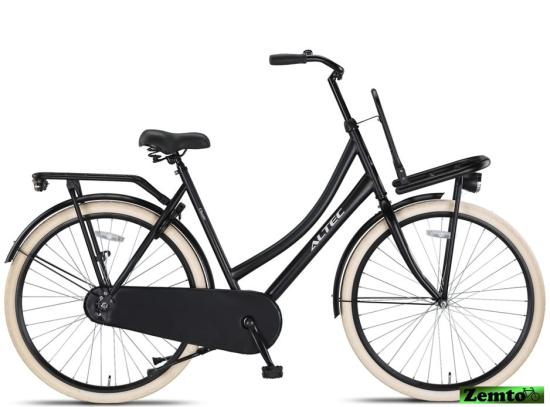 Damen Hollandrad 28 Zoll Nostalgie 53 cm schwarz - Creme