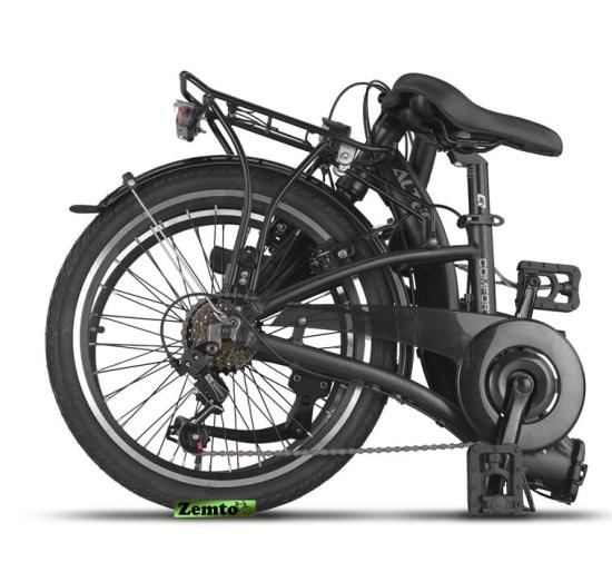 Faltrad Altec Comfort Tiefeinstieg schwarz 6 Gang