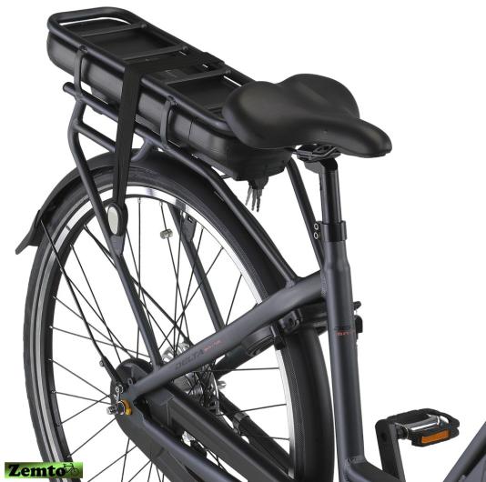 Damen E-Bike 49 cm, Altec Delta Mittelmotor, 28 Zoll, 7 Gang, 518 WH, matt Smoke grau