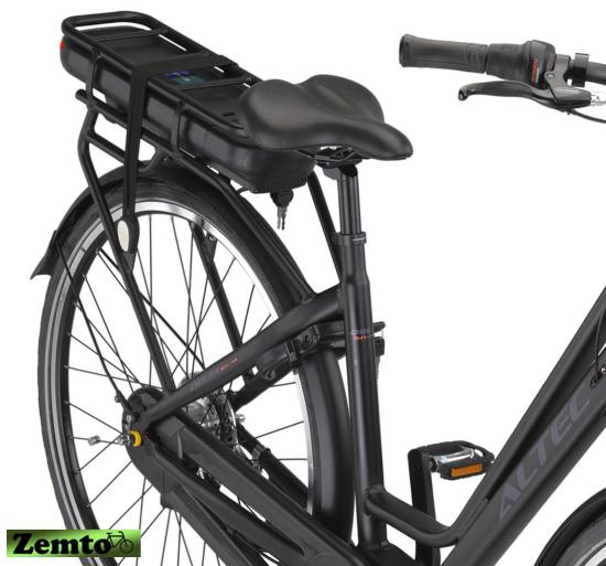Damen E-Bike 53 cm, Altec Delta Mittelmotor, 28 Zoll, 7 Gang, , 518 WH, matt schwarz
