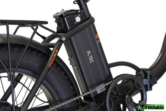 Faltrad Elektrofahrrad Fat-Focus 8 Gang, 468 WH, schwarz