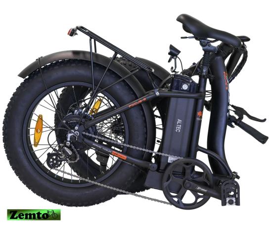 Faltrad Elektrofahrrad Fat-Focus 8 Gang, 468 WH, schwarz