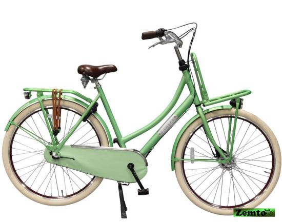 Hollandrad Retro Damen 28 Zoll Transportfahrrad 57 cm Ghost grün 3 Gang