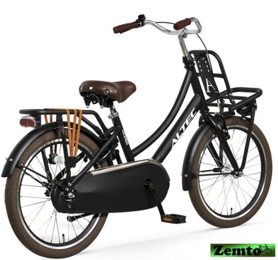 Altec Urban Mädchenrad Transportfahrrad schwarz 20 Zoll