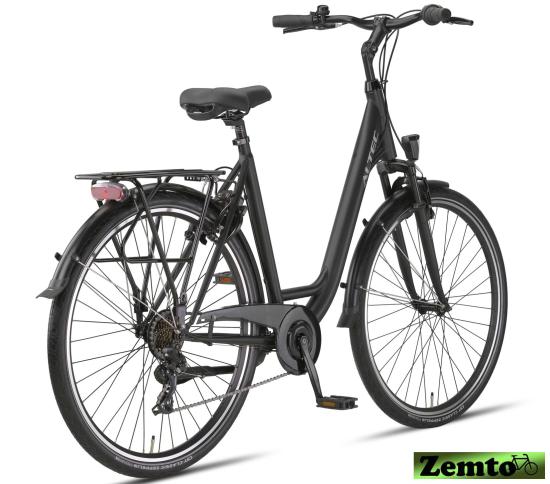 Preview: Damen Citybike Verona 7 Gang 52 cm schwarz matt