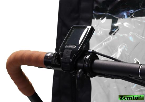 Elektro-Transportfahrrad Xcient mit Mittelmotor und Riemenantrieb blau