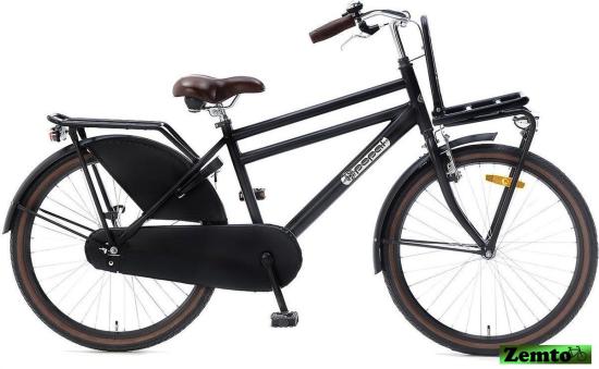 Popal Daily Dutch Jungenrad 3 Gang schwarz matt