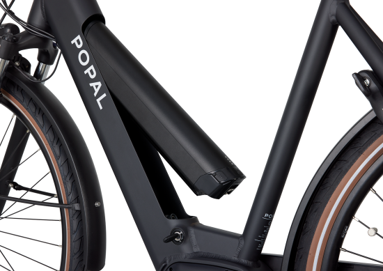 Damen Elektrofahrrad, 47 cm, Novel, Shimano Mittelmotor, schwarz