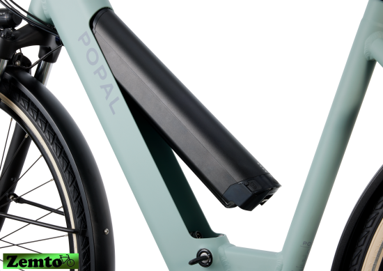 Damen Elektrofahrrad 47 cm, Novel, Shimano Mittelmotor mit, Mineral-Grün