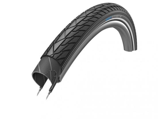20 Zoll Fahrrad Reifen mit Pannenschutz (Außenmantel) schwarz 24x1.75" 47-507
