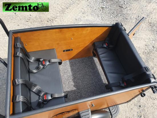 Extrem kräftiges Elektro-Transportfahrrad F1 Enviolo mit 120 NM & Türchen