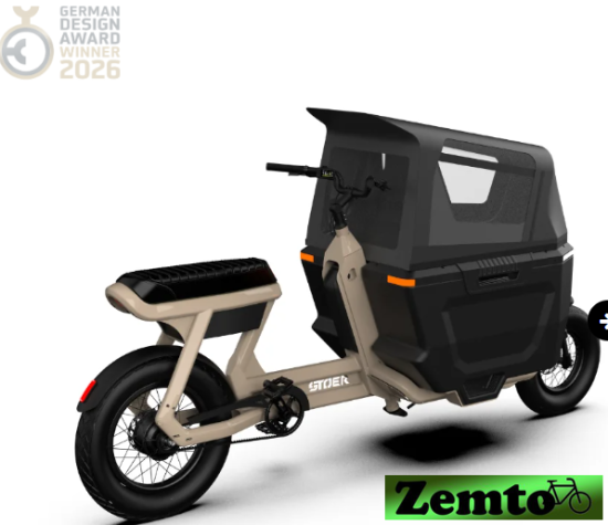 Elektro Transportfahrrad  CargoX, Familie, 2 Rad, mit Code, Hydr. Bremsen,  versch. Farben