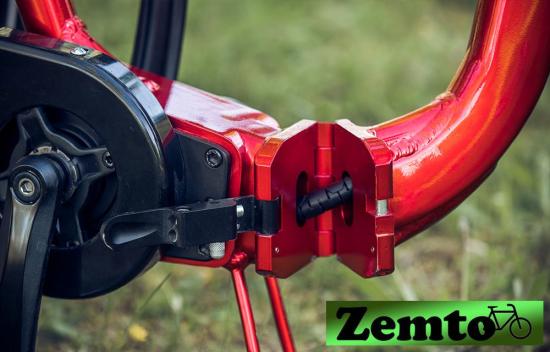 Elektro Dreirad Zocket Basic, 24, Mittelmotor, 80 NM / 540 WH, Faltbar, Rot