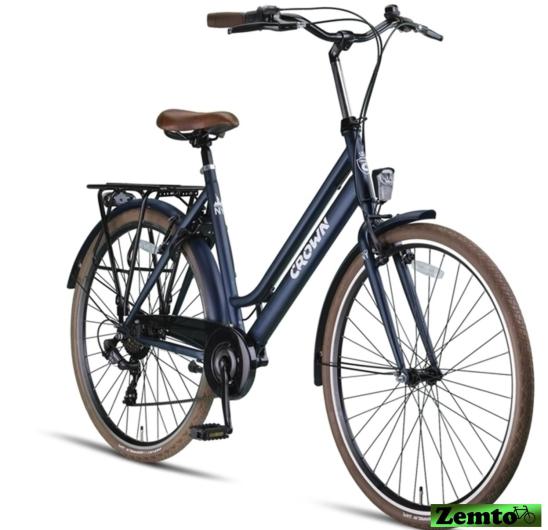Unisex Fahrrad New York, 28 Zoll, 7 Gang 53 cm Jeans blau