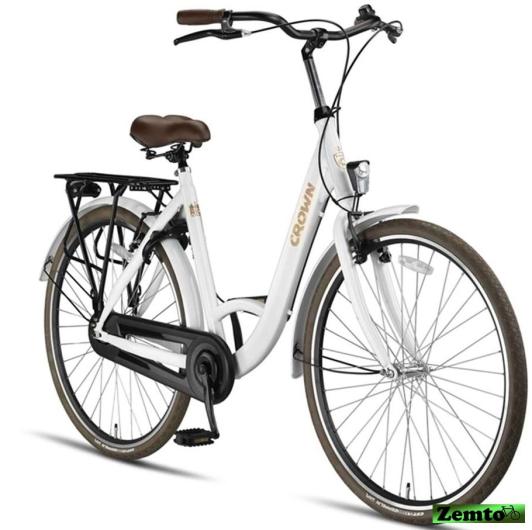 Damen Hollandrad Crown 28 Zoll, sehr schicker stabiler Rahmen, weiß , 53 cm