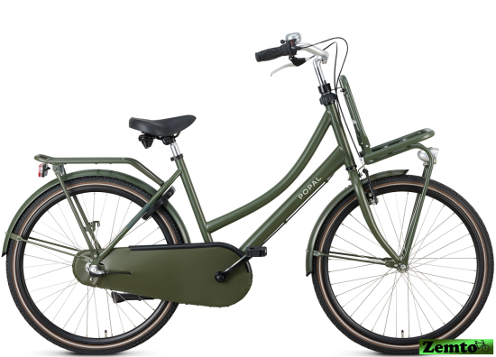 Damen Hollandrad Daily Dutch 26 Zoll 3 Gang Army grün