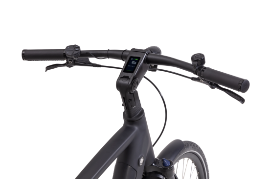 Herren Elektrofahrrad 54 cm, ACR1, Mittelmotor mit Riemenantrieb,  schwarz matt