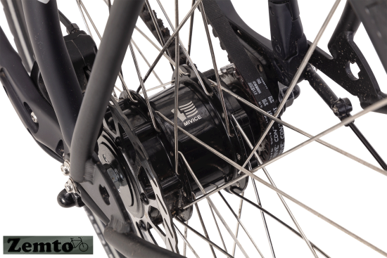 Damen Elektrofahrrad 54 cm, ARC, mit Riemenantrieb, schwarz-matt