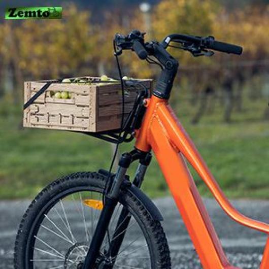 Elektro Dreirad Zocket 24, Mittelmotor, 80 NM / 540 WH, Gefedert, sehr Stark, Wein-rot