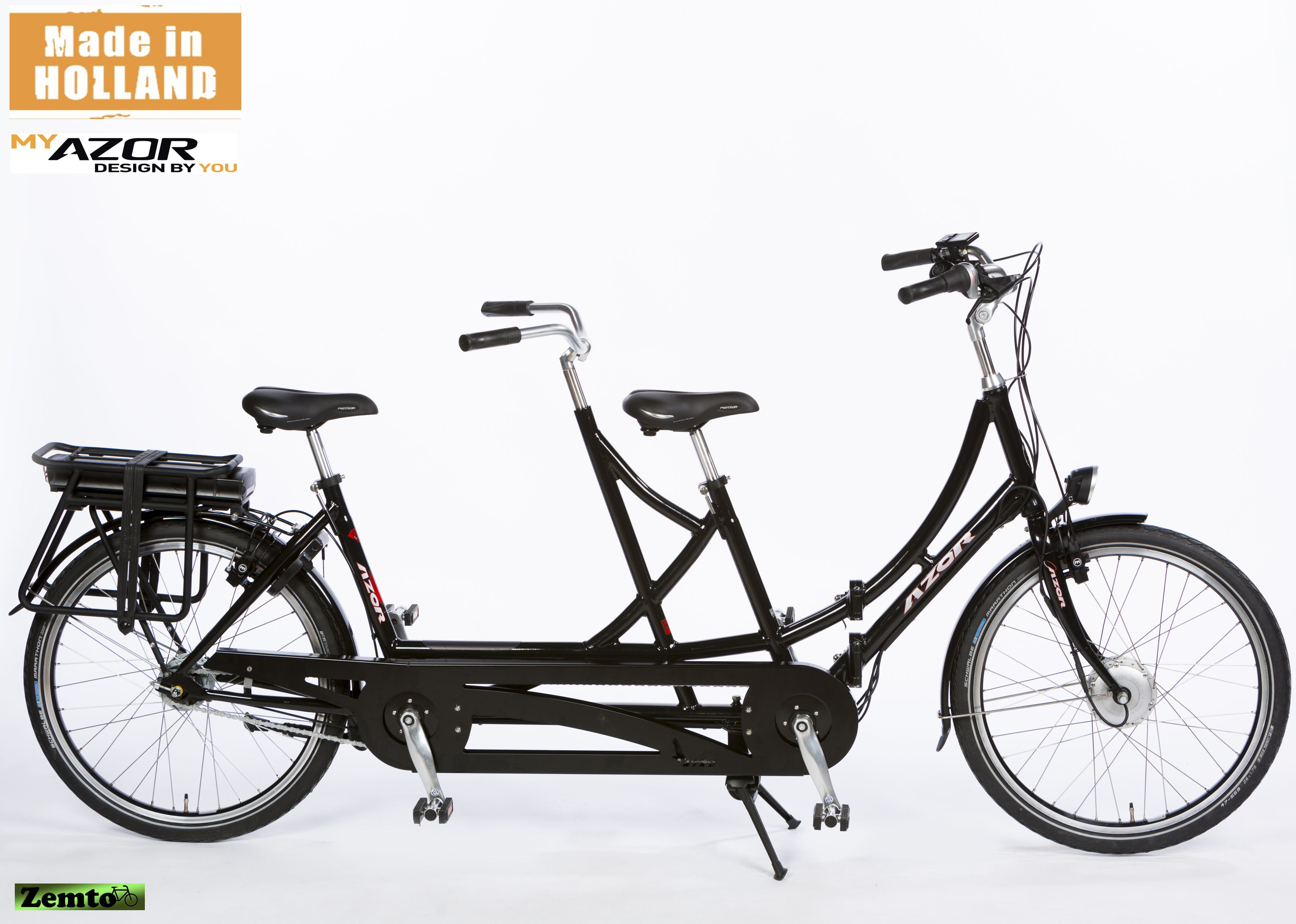 Zemto - Tandem Elektro, Eklektisch Tandem, Elektrotandem, Tandem