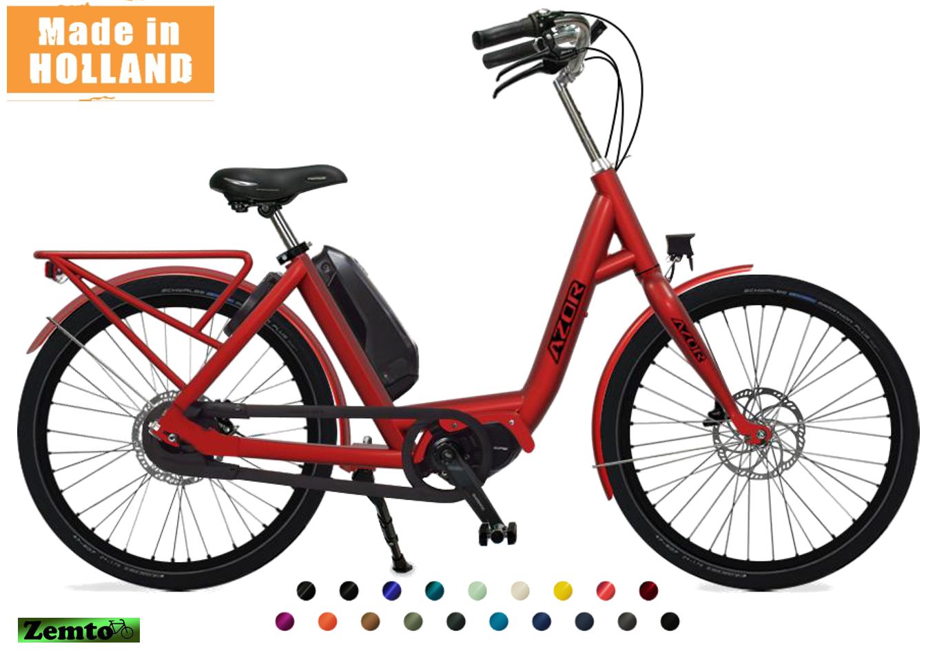 Zemto - E-Bike 24 Zoll, Elektro Fahrrad 24 Zoll, Azor Elburg