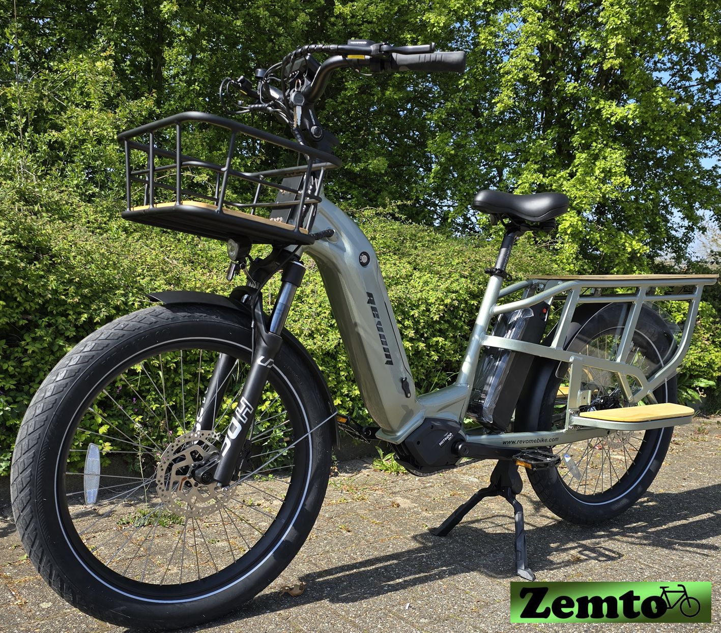 Zemto - sehr starkes e-Bike, e Bike mit zwei Akkus, E Bike zum Kinder  Transport