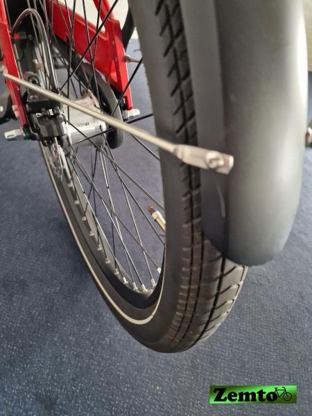 Damen E-Bike Shark mit Mittelmotor , Hydr. Bremse, 7 Gang rot