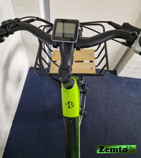 Damen E-Bike Shark mit Mittelmotor , Hydr. Bremse, 7 Gang Neon grün