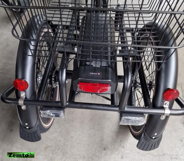 ANGEBOT: Elektro Dreirad Trike 3 Gang, Tiefeinstieg , Faltbar 20 Zoll schwarz