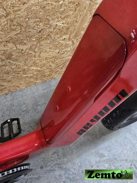 Elektro Dreirad Zemto-Revom Trike T2, 720 WH, Nabenmotor, dicke Reifen rot