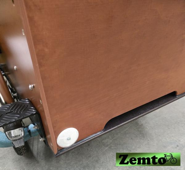 Bakfiets Cargo Trike Classic Wide Steps, individuell konfigurierbar mit Holzkiste