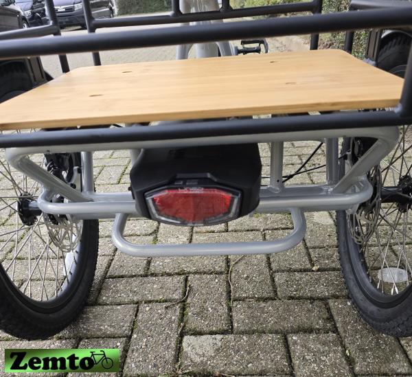 Elektro Dreirad Zemto-Lux-Mover T4 , 720 WH, 90 NM - Mittelmotor, weiß