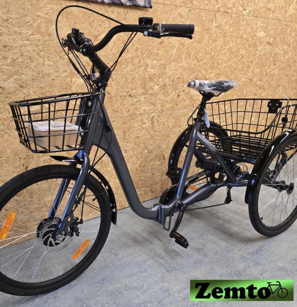 Elektro Dreirad Noke, 24, Nabenmotor, 50 NM / 417 WH, Faltbar, Antracied
