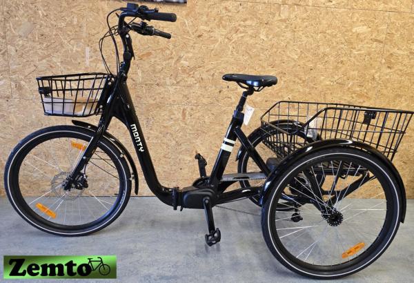 Elektro Dreirad Zocket Basic, 24, Mittelmotor, 80 NM / 540 WH, Faltbar, schwarz