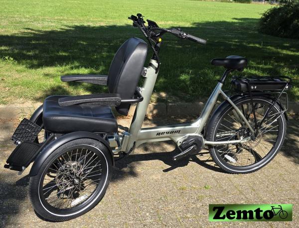 Elektro Dreirad Zemto-Revom T5, Combi-Dreirad, mit Lastenrad Umbau Möglichkeit