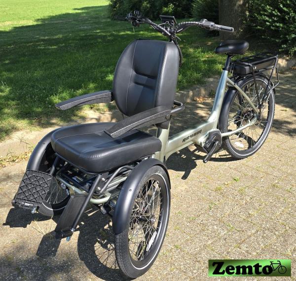 Elektro Dreirad Zemto-Revom T5, Combi-Dreirad, mit Lastenrad Umbau Möglichkeit