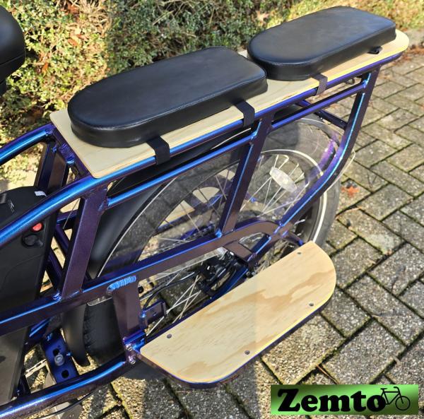 MEGA ANGEBOT: E-Bike Zemto-Multi C2, Mittelmotor, Vielseitig nutzbar , mit 2 Akkus blau