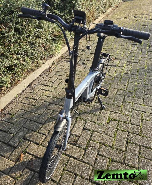 Elektro Faltrad mit Riemenantrieb, Automatik Getriebe, 5 Stufen Motor, Antracied-grau