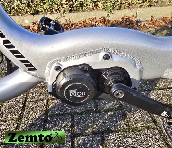 Elektro Vier Rad Zemto Mover T6 , 720 WH, 90 NM - Mittelmotor, grau, mit Tasche