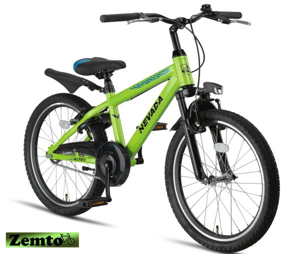 MTB Jungen Fahrrad Nevada 22 Zoll, Neon grün