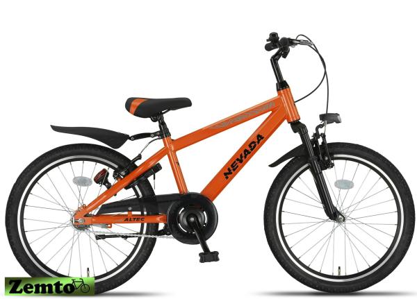 MTB Jungen Fahrrad Nevada 22 Zoll, Neon Orange