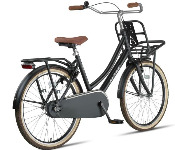 Altec Urban Mädchenrad Transportfahrrad schwarz 24 Zoll