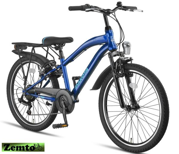 MTB Jungen Fahrrad Dakota-Plus, 24 Zoll, 7 Gang  blau