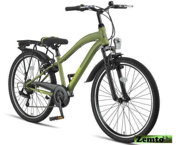 Jungen Fahrrad Dakota 26 Zoll, 7 Gang  Army grün