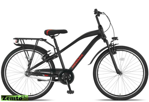 Jungen Fahrrad Nevada 26 Zoll, schwarz-rot