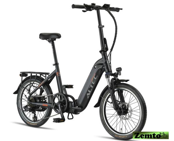 Faltrad Elektrofahrrad Legend Intube 7 Gang, 460 WH, schwarz