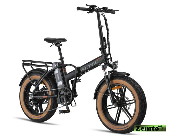 Faltrad Elektrofahrrad Vectra 8 Gang, 468 WH, schwarz