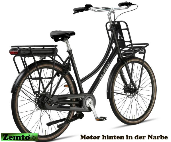 Damen Elektrofahrrad, Motor hinten, Hydr.- Bremsen, 53 cm, 468WH