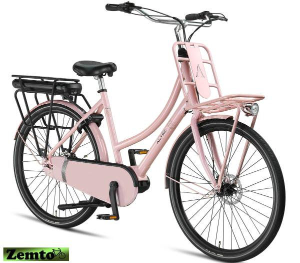 Damen Elektrofahrrad Troja, Hydr. Scheiben, 7 Gang, Bremsen, 53 cm, rosa
