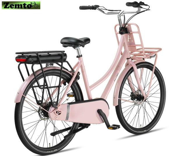 Damen Elektrofahrrad Troja, Hydr. Scheiben, 7 Gang, Bremsen, 53 cm, rosa